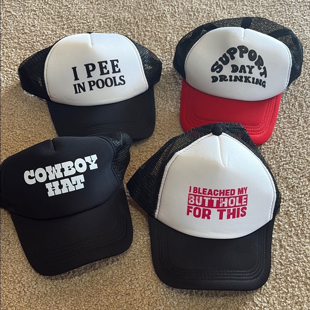 Humorous Trucker Hats Set